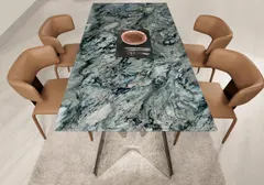 愛德溫6尺餐桌(透光石) 2