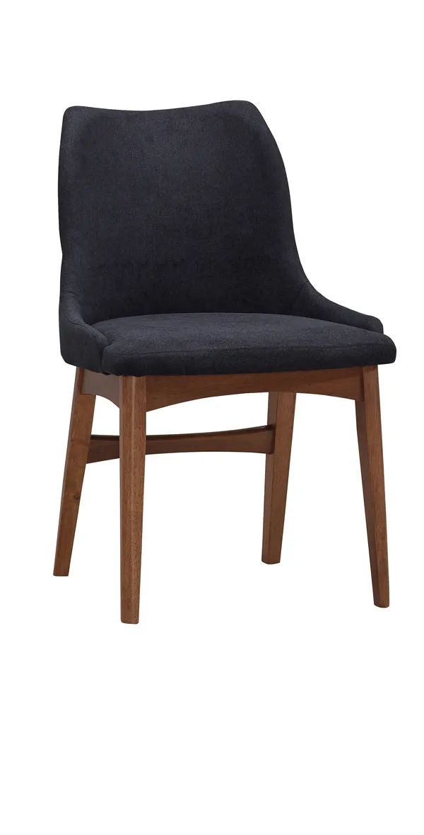 克榮德餐椅(布)(實木)