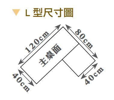 伊凡卡4尺組合書桌(含椅) 3