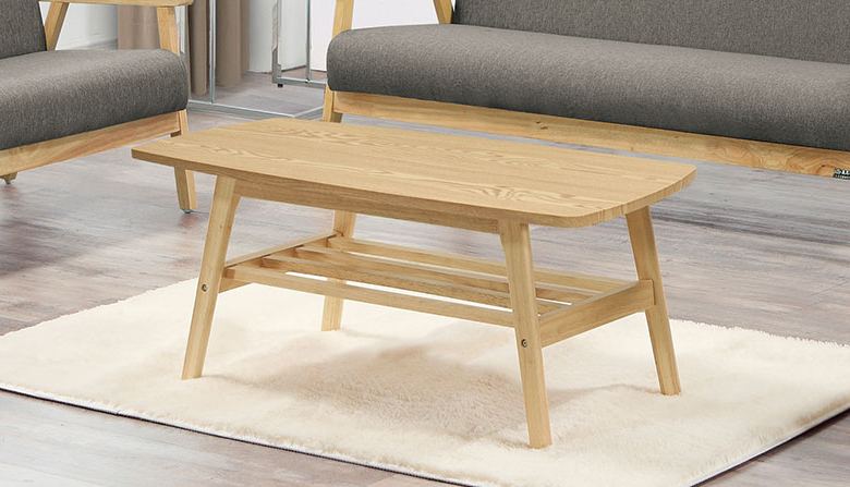 亞克3.3尺本色茶几