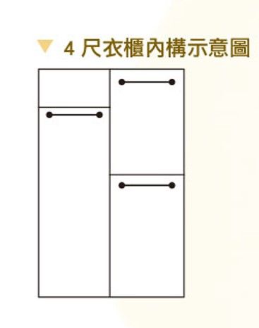 帕特推門衣櫃(多種尺寸可選) 2