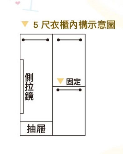 帕特推門衣櫃(多種尺寸可選) 4