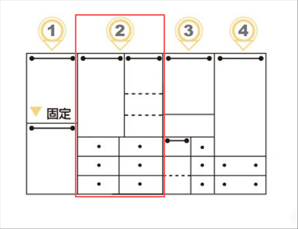 維特4x6.7尺六抽衣櫃 2