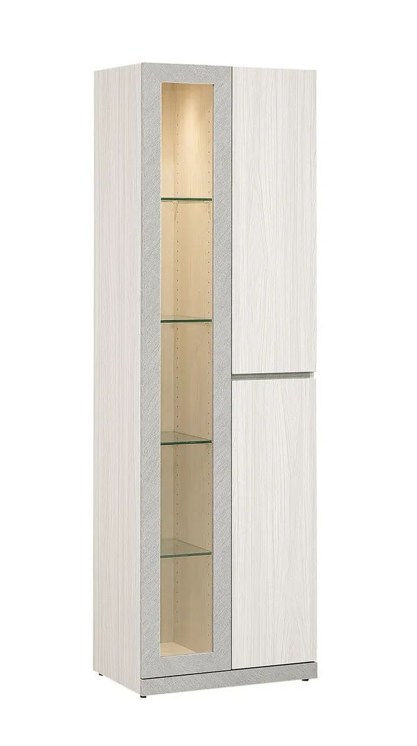 黛拉2x6.5尺展示櫃(左玻門)